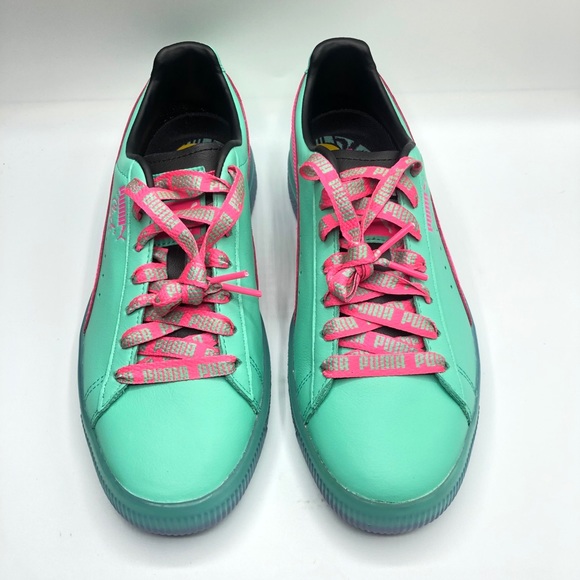 Puma Clyde South Beach Miami Palm Tree Mens Shoe - Picture 6 of 8